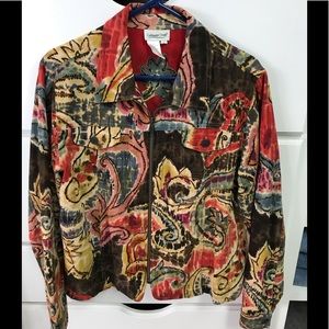 Coldwater Creek Multi Color Jean Jacket